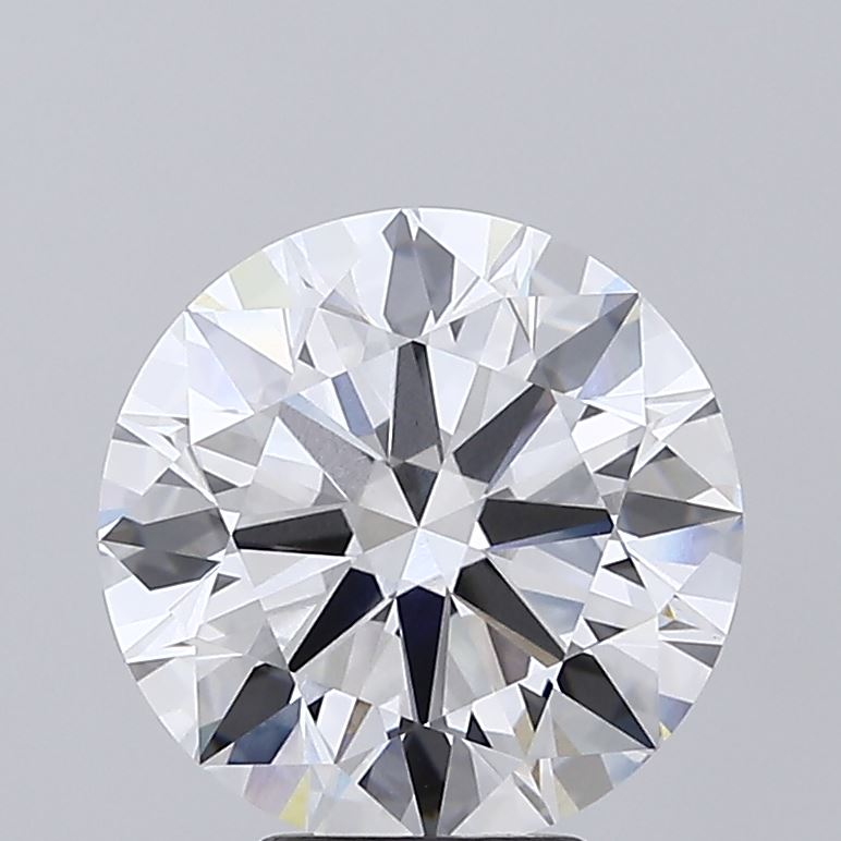 5.51 Carat Round Shaped, Ideal Cut, E Color, VVS2 Clarity, IGI Certified Lab Grown Diamond