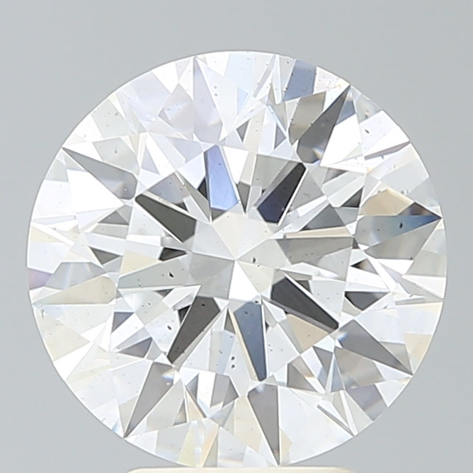 4.26 Carat Round Shaped, Ideal Cut, G Color, SI1 Clarity, IGI Certified Lab Grown Diamond