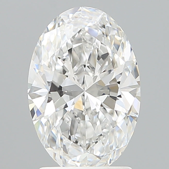 2.07 Carat Oval Shaped, Ideal Cut, D Color, VVS2 Clarity, IGI Certified Lab Grown Diamond