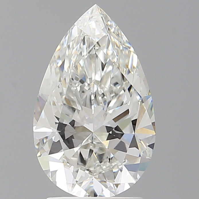 2.51 Carat Pear Shaped, Ideal Cut, F Color, VVS2 Clarity, IGI Certified Lab Grown Diamond