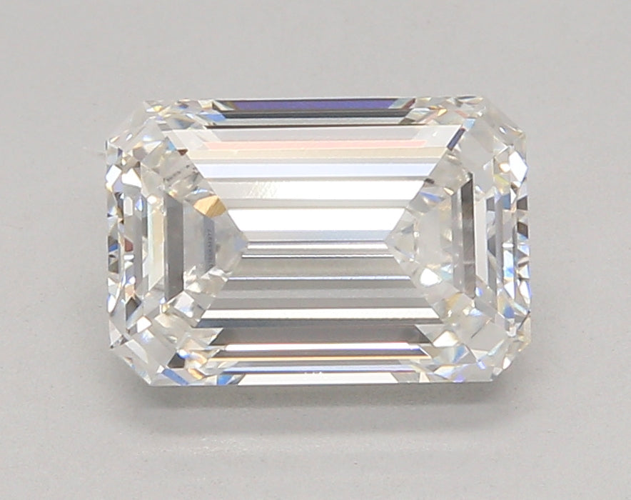 3.01 Carat Emerald Shaped, Ideal Cut, E Color, VVS1 Clarity, IGI Certified Lab Grown Diamond