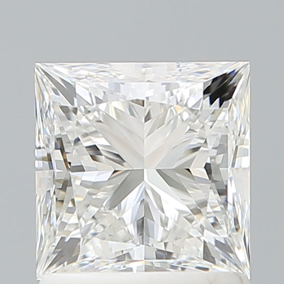 1.51 Carat Princess Shaped, Ideal Cut, E Color, VVS1 Clarity, IGI Certified Lab Grown Diamond