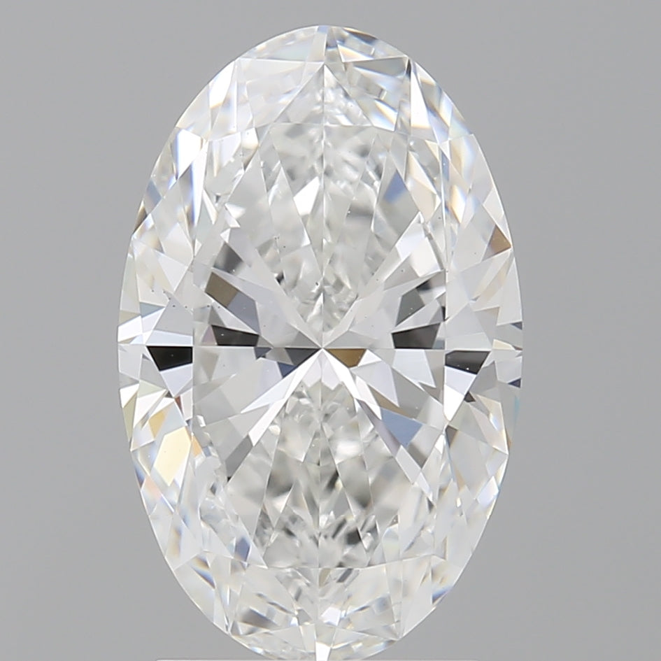 2.60 Carat Oval Shaped, Ideal Cut, E Color, VS1 Clarity, IGI Certified Lab Grown Diamond