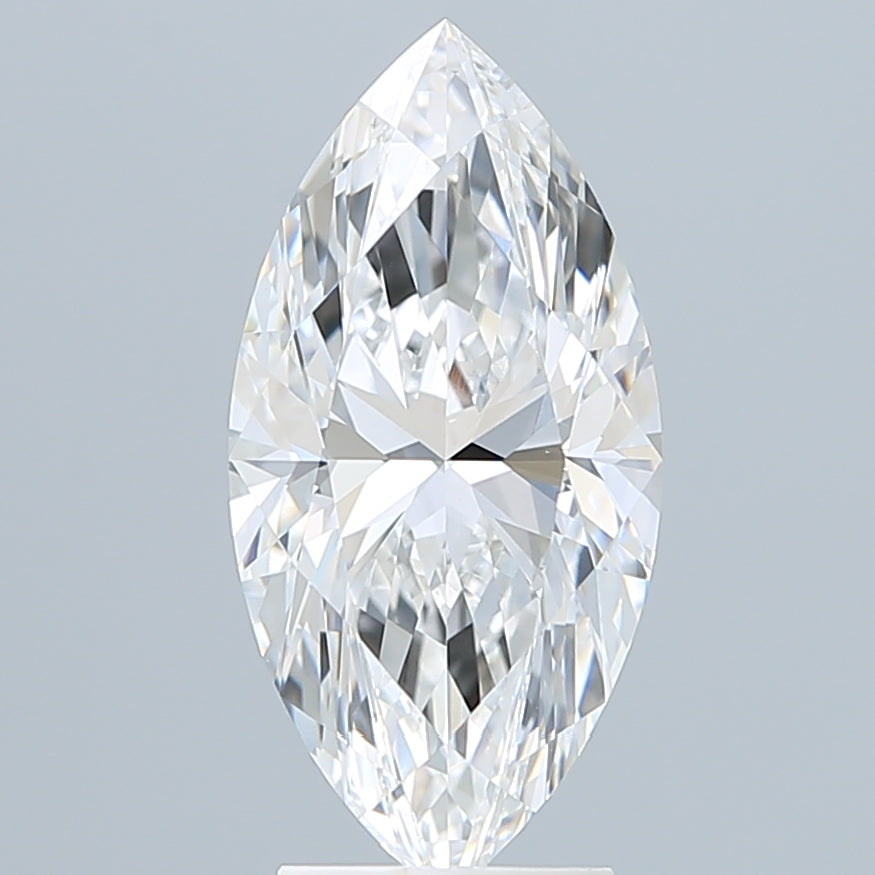 3.49 Carat Marquise Shaped, Ideal Cut, E Color, VVS2 Clarity, IGI Certified Lab Grown Diamond