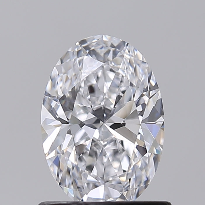 0.91 Carat Oval Shaped, Excellent Cut, D Color, VVS2 Clarity, IGI Certified Lab Grown Diamond