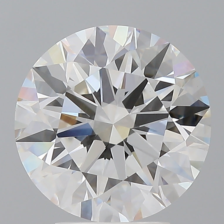 4.10 Carat Round Shaped, Ideal Cut, E Color, VVS2 Clarity, IGI Certified Lab Grown Diamond