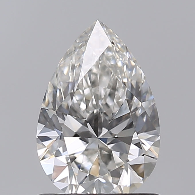 0.90 Carat Pear Shaped, Ideal Cut, G Color, VVS2 Clarity, IGI Certified Lab Grown Diamond