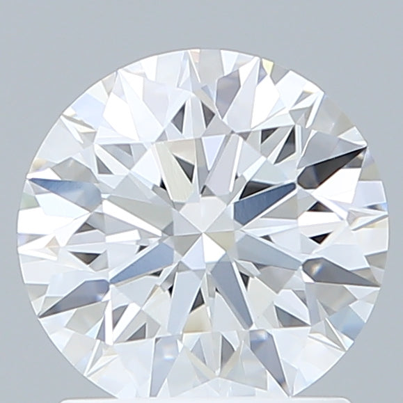 1.57 Carat Round Shaped, Ideal Cut, D Color, VVS2 Clarity, IGI Certified Lab Grown Diamond