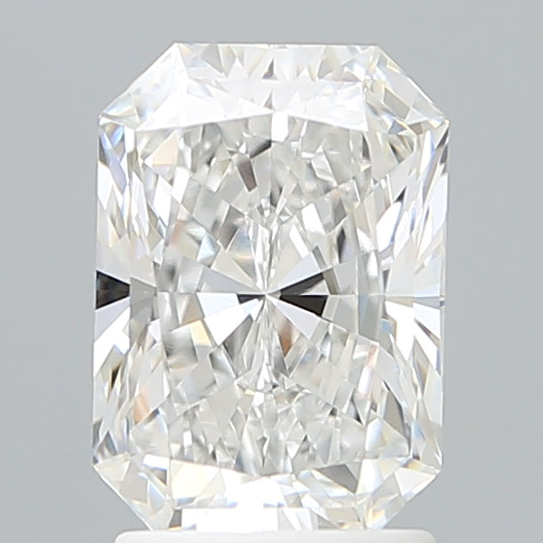 2.16 Carat Radiant Shaped, Ideal Cut, D Color, VVS2 Clarity, IGI Certified Lab Grown Diamond