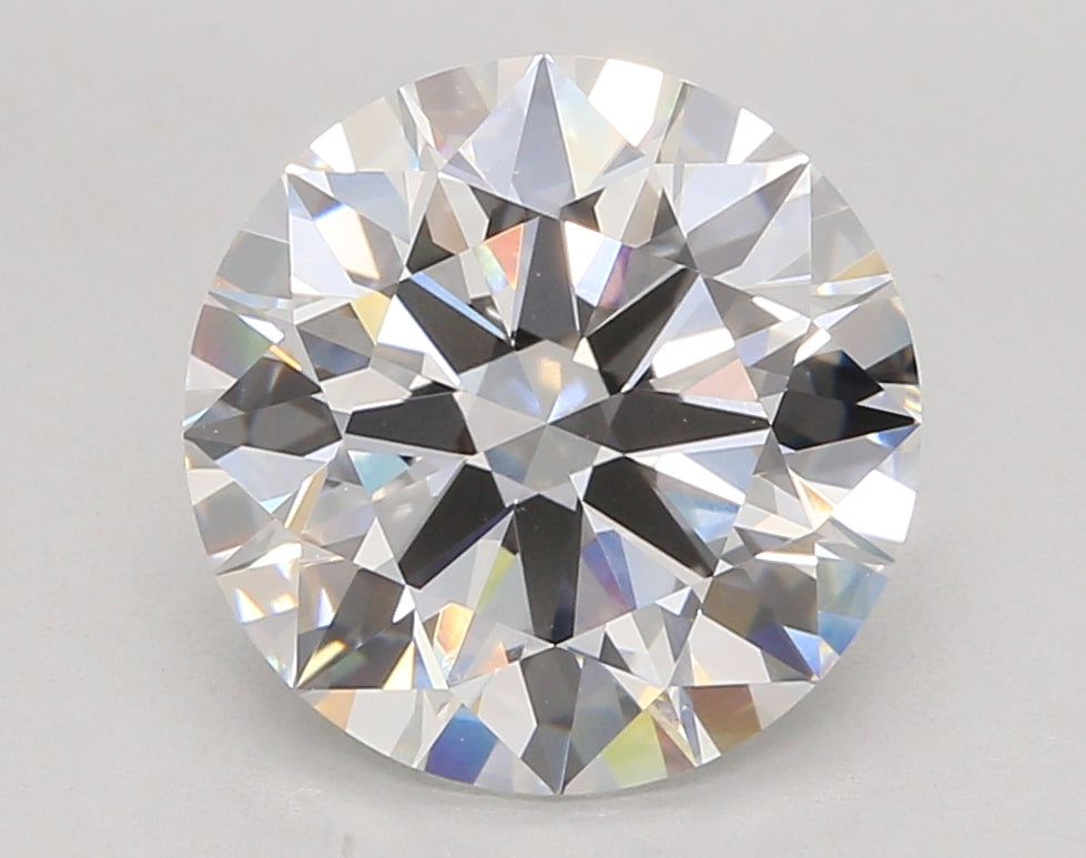 5.03 Carat Round Shaped, Ideal Cut, F Color, VVS1 Clarity, IGI Certified Lab Grown Diamond