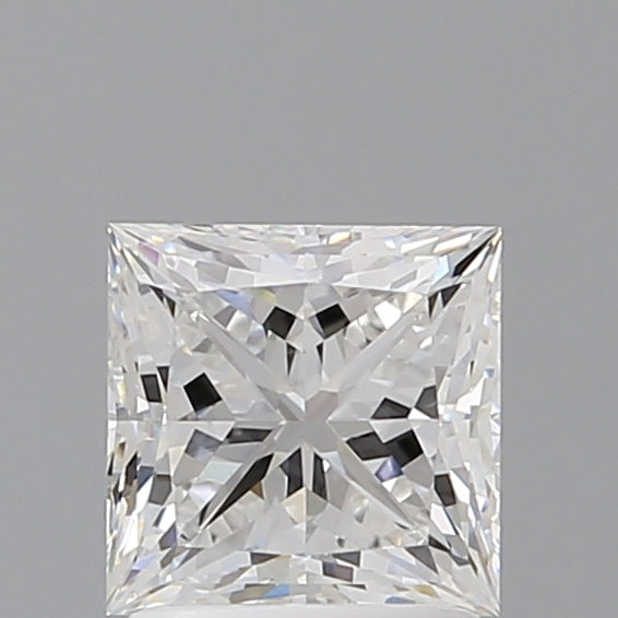 1.59 Carat Princess Shaped, Ideal Cut, D Color, VS1 Clarity, IGI Certified Lab Grown Diamond