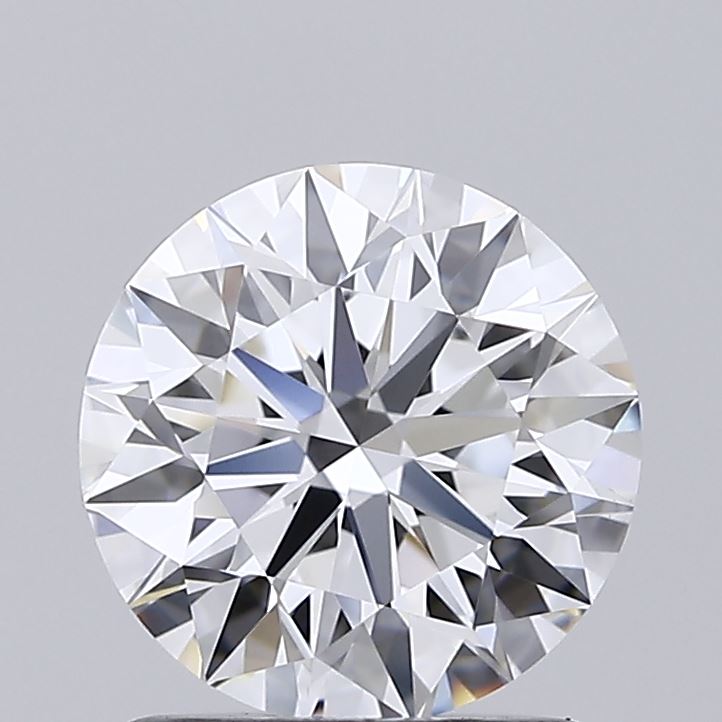1.37 Carat Round Shaped, Ideal Cut, D Color, VVS2 Clarity, IGI Certified Lab Grown Diamond