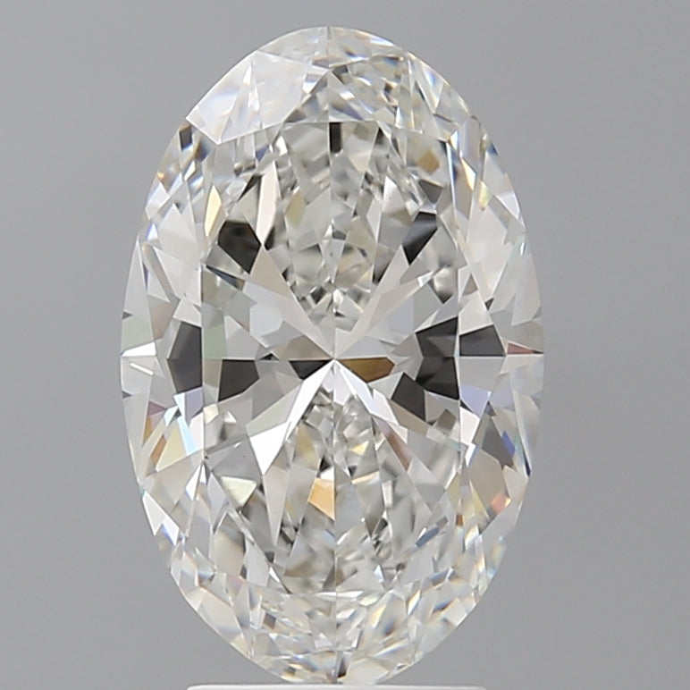 3.53 Carat Oval Shaped, Ideal Cut, F Color, VVS2 Clarity, IGI Certified Lab Grown Diamond