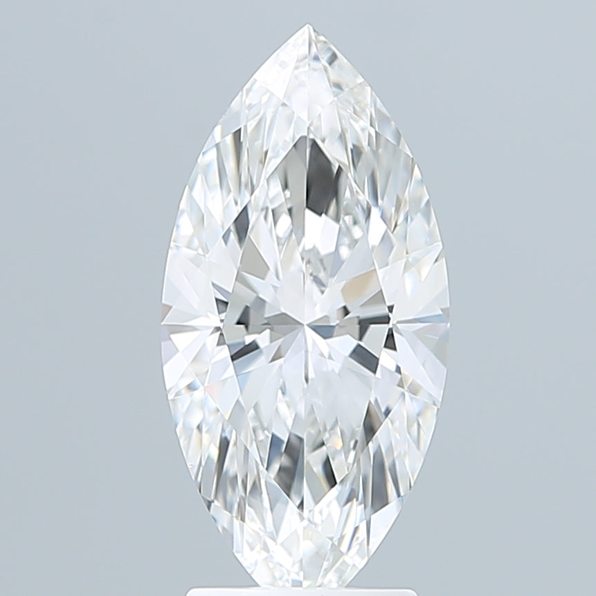 3.02 Carat Marquise Shaped, Ideal Cut, E Color, VVS1 Clarity, IGI Certified Lab Grown Diamond