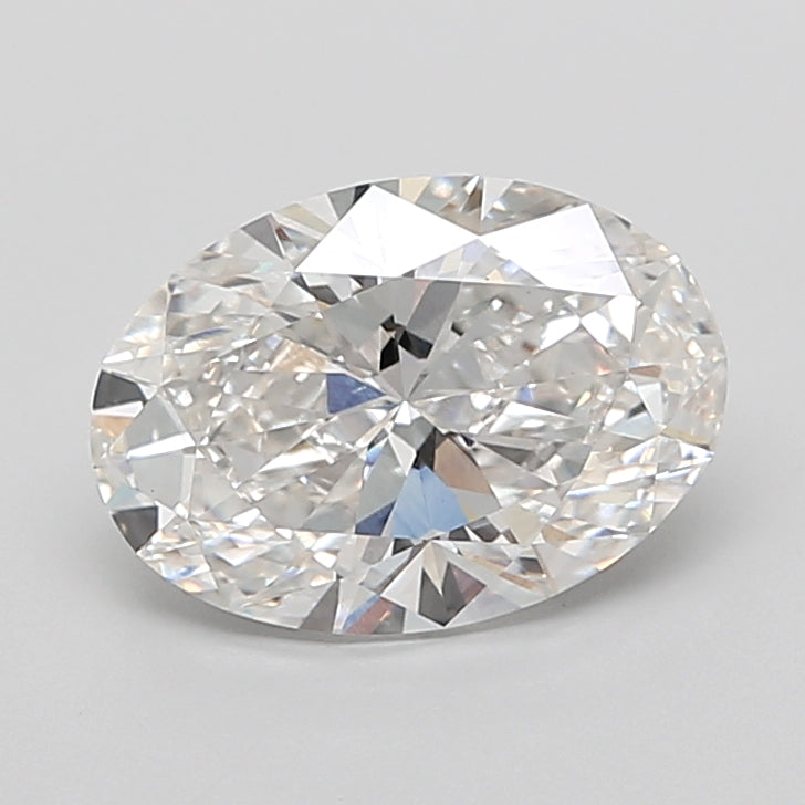 3.03 Carat Oval Shaped, Ideal Cut, E Color, VVS2 Clarity, IGI Certified Lab Grown Diamond