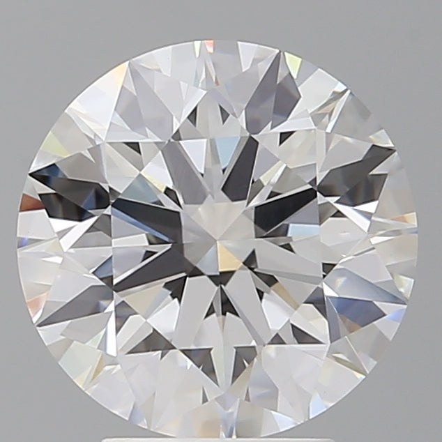 4.02 Carat Round Shaped, Excellent Cut, E Color, VVS2 Clarity, IGI Certified Lab Grown Diamond