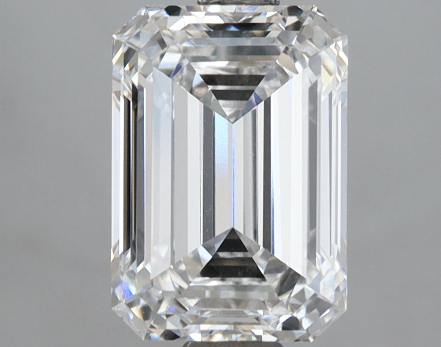2.60 Carat Emerald Shaped, Ideal Cut, E Color, VVS1 Clarity, IGI Certified Lab Grown Diamond