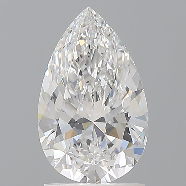 1.60 Carat Pear Shaped, Ideal Cut, E Color, VVS2 Clarity, IGI Certified Lab Grown Diamond
