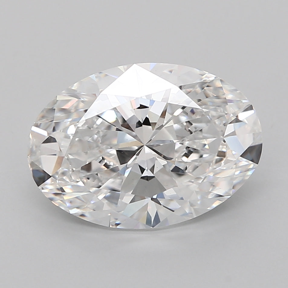 5.03 Carat Oval Shaped, Excellent Cut, D Color, VS1 Clarity, IGI Certified Lab Grown Diamond