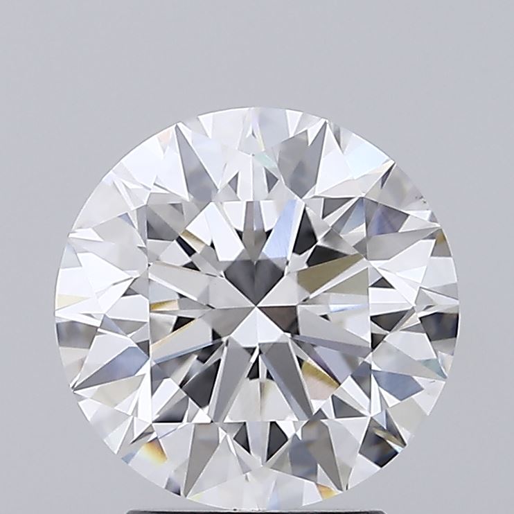 3.04 Carat Round Shaped, Ideal Cut, G Color, VVS2 Clarity, IGI Certified Lab Grown Diamond