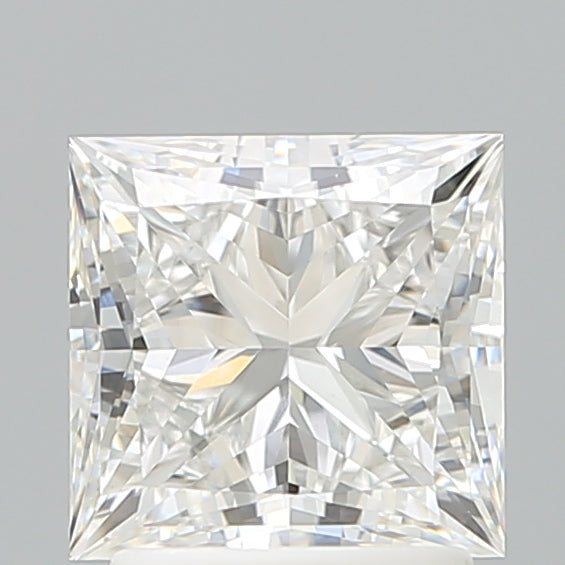 2.17 Carat Princess Shaped, Ideal Cut, D Color, VVS2 Clarity, IGI Certified Lab Grown Diamond