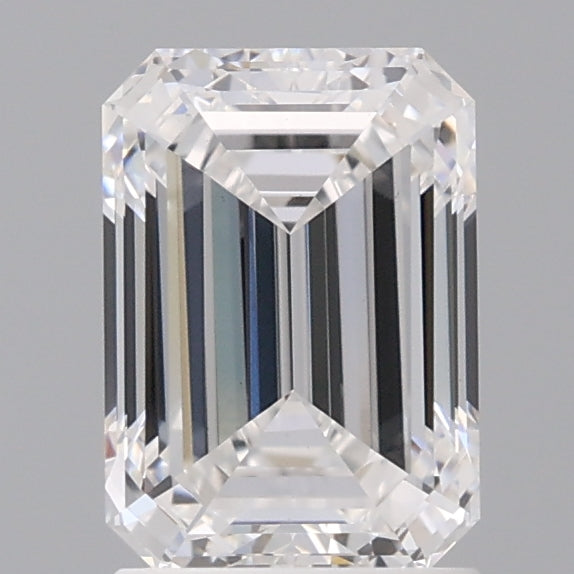 1.99 Carat Emerald Shaped, Ideal Cut, D Color, VS1 Clarity, IGI Certified Lab Grown Diamond