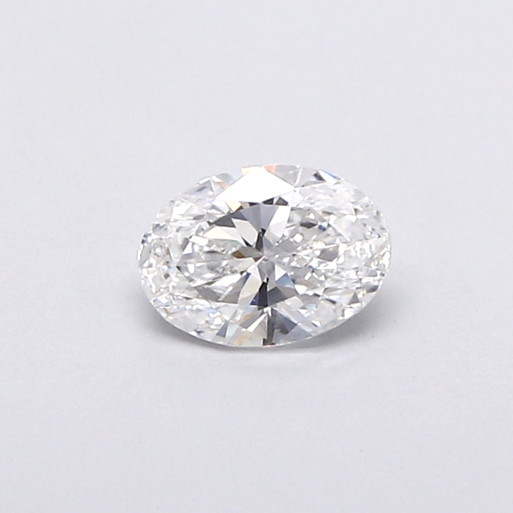 0.62 Carat Oval Shaped, Very Good Cut, D Color, VVS2 Clarity, IGI Certified Lab Grown Diamond