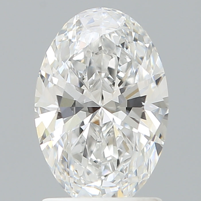 1.58 Carat Oval Shaped, Ideal Cut, D Color, VVS2 Clarity, IGI Certified Lab Grown Diamond