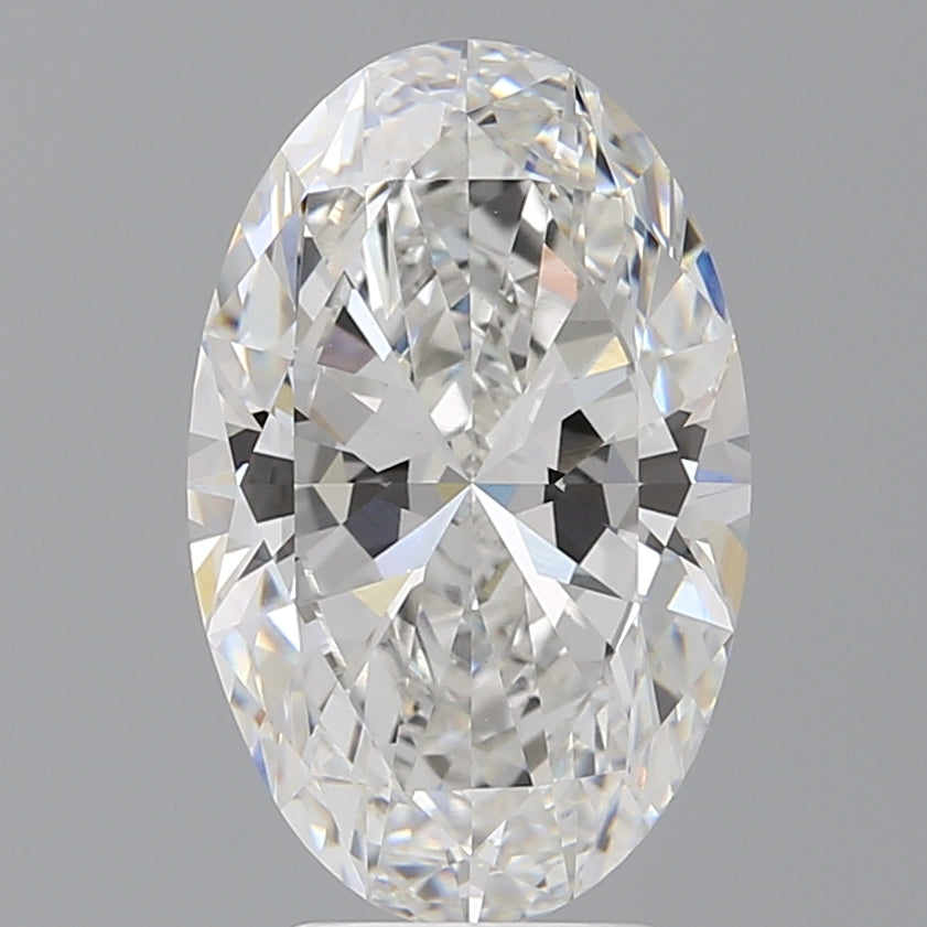 4.58 Carat Oval Shaped, Ideal Cut, E Color, VVS2 Clarity, IGI Certified Lab Grown Diamond