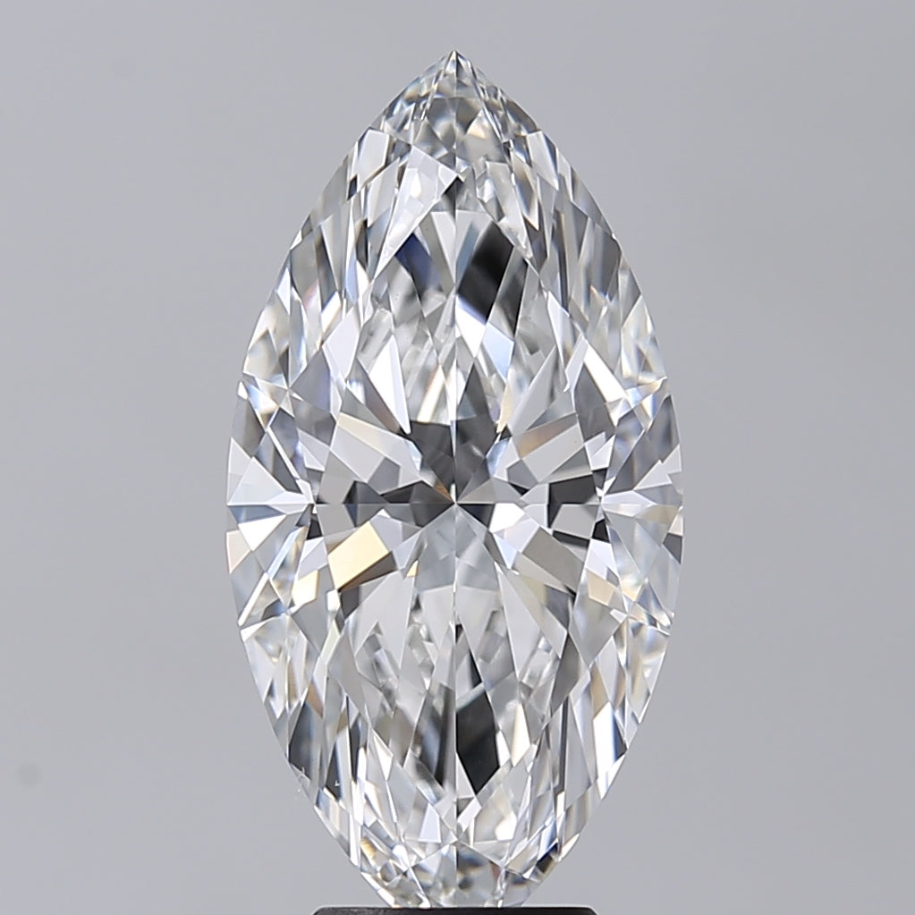 5.02 Carat Marquise Shaped, Very Good Cut, E Color, VVS2 Clarity, IGI Certified Lab Grown Diamond