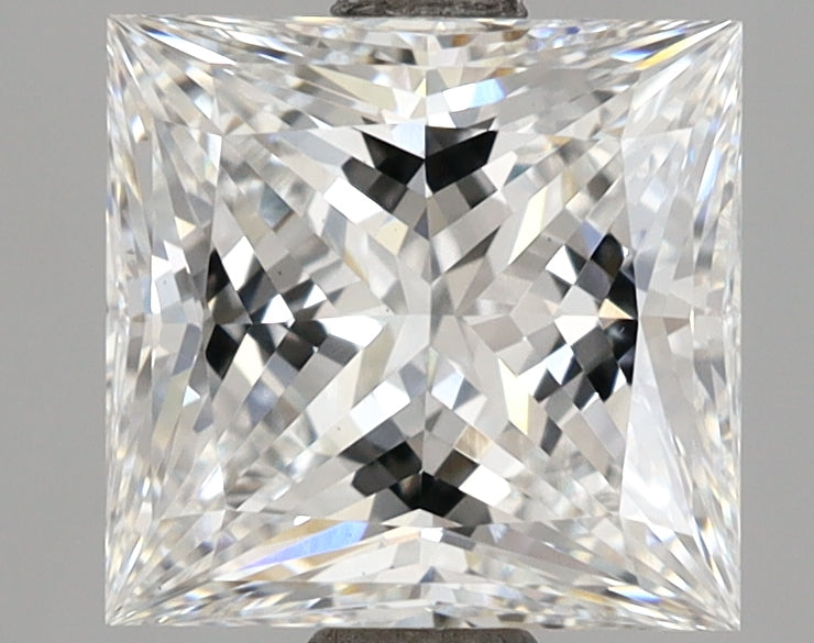 2.55 Carat Princess Shaped, Ideal Cut, E Color, VS1 Clarity, IGI Certified Lab Grown Diamond