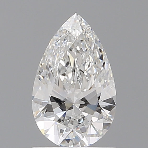 1.06 Carat Pear Shaped, Ideal Cut, D Color, VVS2 Clarity, IGI Certified Lab Grown Diamond
