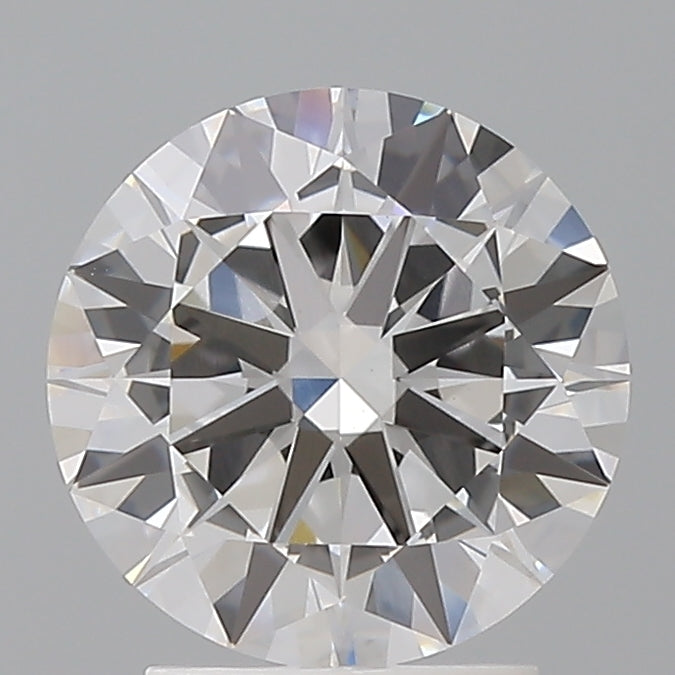 2.50 Carat Round Shaped, Excellent Cut, D Color, VVS2 Clarity, IGI Certified Lab Grown Diamond