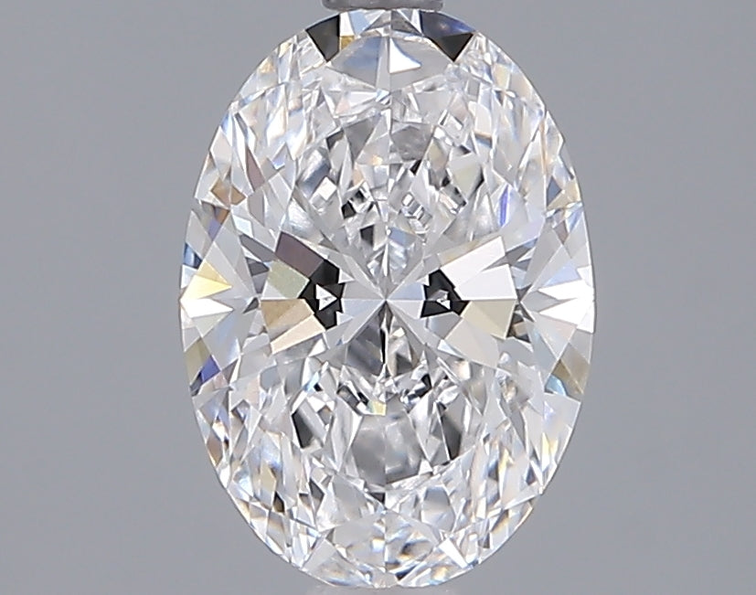 1.55 Carat Oval Shaped, Ideal Cut, D Color, VVS1 Clarity, IGI Certified Lab Grown Diamond