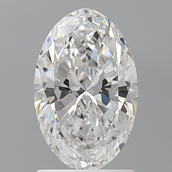 1.52 Carat Oval Shaped, Ideal Cut, E Color, VVS2 Clarity, IGI Certified Lab Grown Diamond