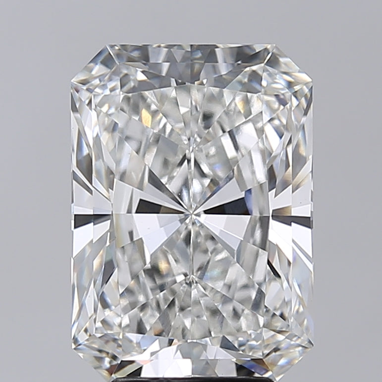 5.02 Carat Radiant Shaped, Excellent Cut, F Color, VS1 Clarity, IGI Certified Lab Grown Diamond