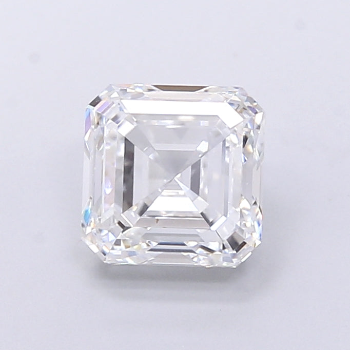 2.50 Carat Asscher Shaped, Very Good Cut, D Color, VVS1 Clarity, IGI Certified Lab Grown Diamond