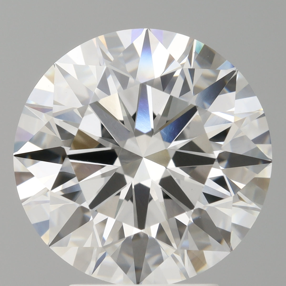 4.06 Carat Round Shaped, Ideal Cut, E Color, VVS2 Clarity, IGI Certified Lab Grown Diamond