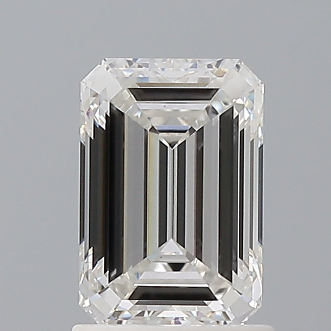1.52 Carat Emerald Shaped, Ideal Cut, E Color, VVS2 Clarity, IGI Certified Lab Grown Diamond