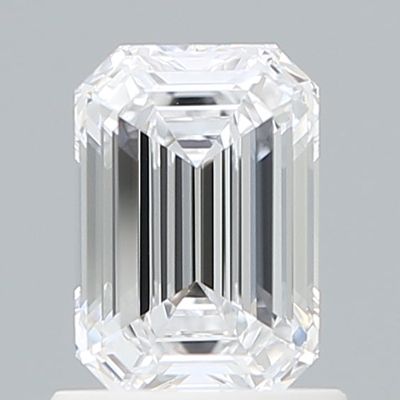 1.10 Carat Emerald Shaped, Ideal Cut, E Color, VVS1 Clarity, IGI Certified Lab Grown Diamond