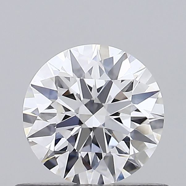 0.59 Carat Round Shaped, Ideal Cut, D Color, VVS2 Clarity, IGI Certified Lab Grown Diamond