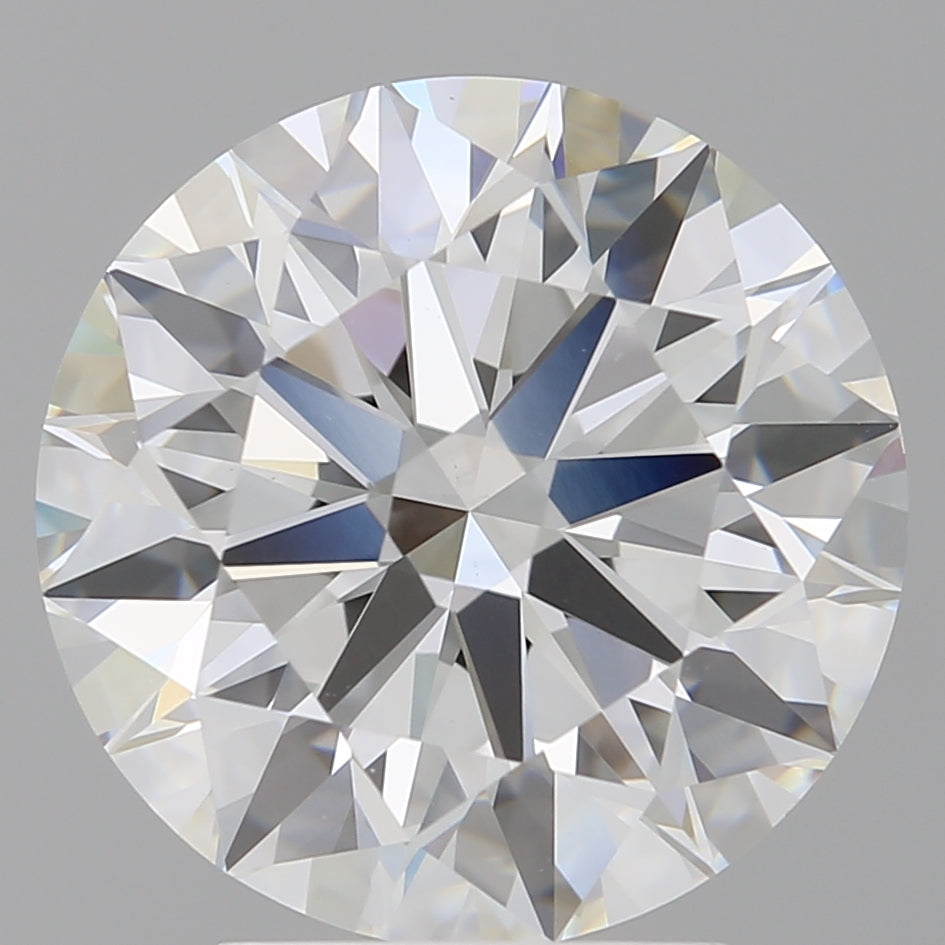 4.08 Carat Round Shaped, Ideal Cut, E Color, VVS2 Clarity, IGI Certified Lab Grown Diamond