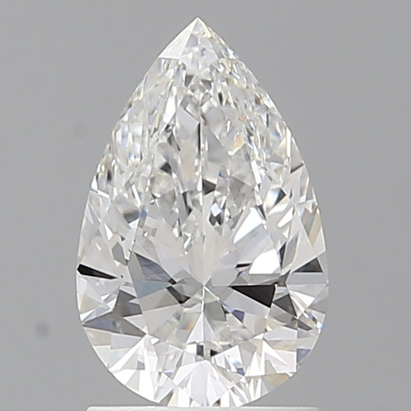 1.50 Carat Pear Shaped, Ideal Cut, E Color, VVS2 Clarity, IGI Certified Lab Grown Diamond