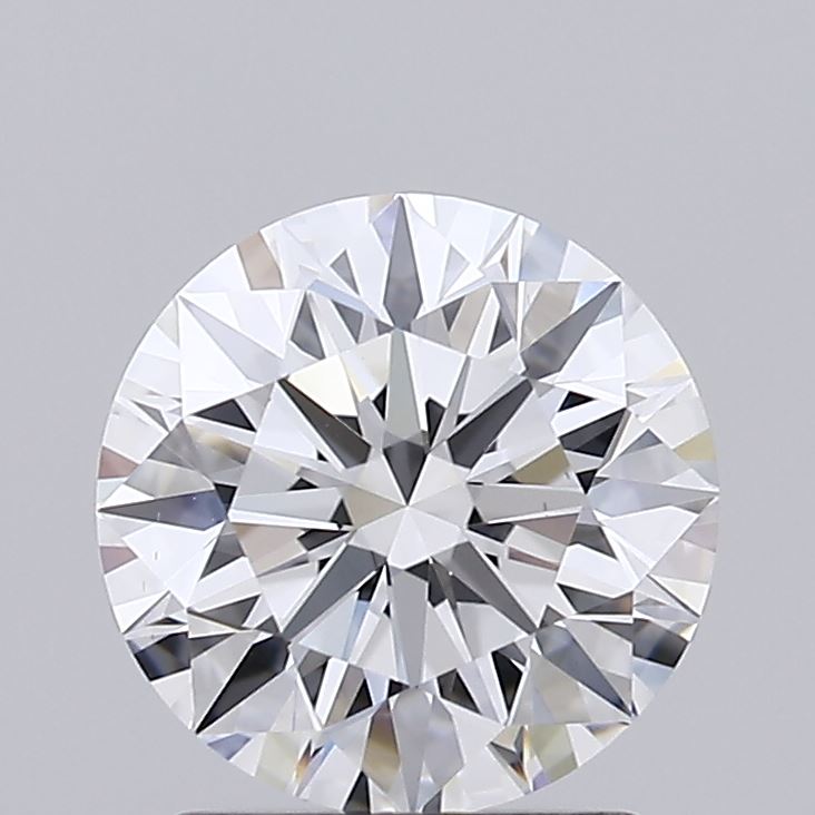 1.52 Carat Round Shaped, Ideal Cut, D Color, VS2 Clarity, IGI Certified Lab Grown Diamond