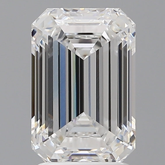 2.60 Carat Emerald Shaped, Ideal Cut, E Color, VVS2 Clarity, IGI Certified Lab Grown Diamond