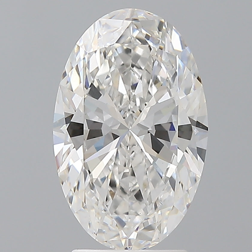 3.00 Carat Oval Shaped, Ideal Cut, E Color, VS1 Clarity, IGI Certified Lab Grown Diamond