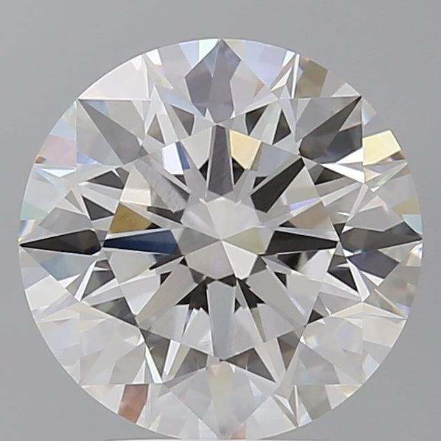 4.09 Carat Round Shaped, Ideal Cut, E Color, VVS2 Clarity, IGI Certified Lab Grown Diamond