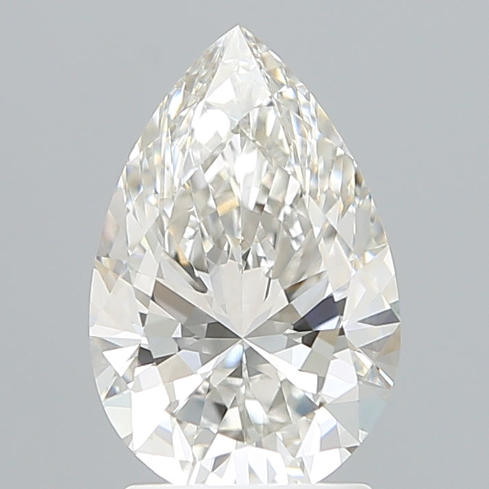 2.23 Carat Pear Shaped, Ideal Cut, F Color, VVS2 Clarity, IGI Certified Lab Grown Diamond