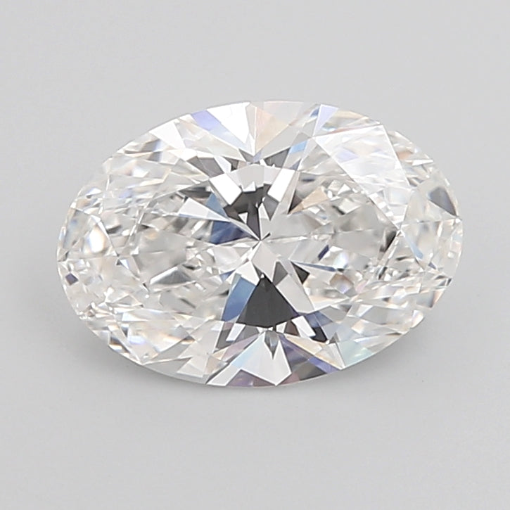 3.10 Carat Oval Shaped, Ideal Cut, E Color, VVS2 Clarity, IGI Certified Lab Grown Diamond