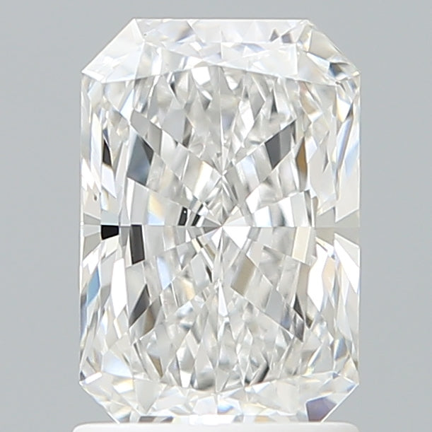 1.58 Carat Radiant Shaped, Excellent Cut, E Color, VVS2 Clarity, IGI Certified Lab Grown Diamond
